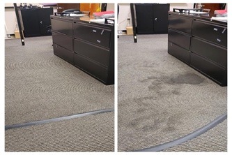 before and after pictures of cleaning commercial carpet